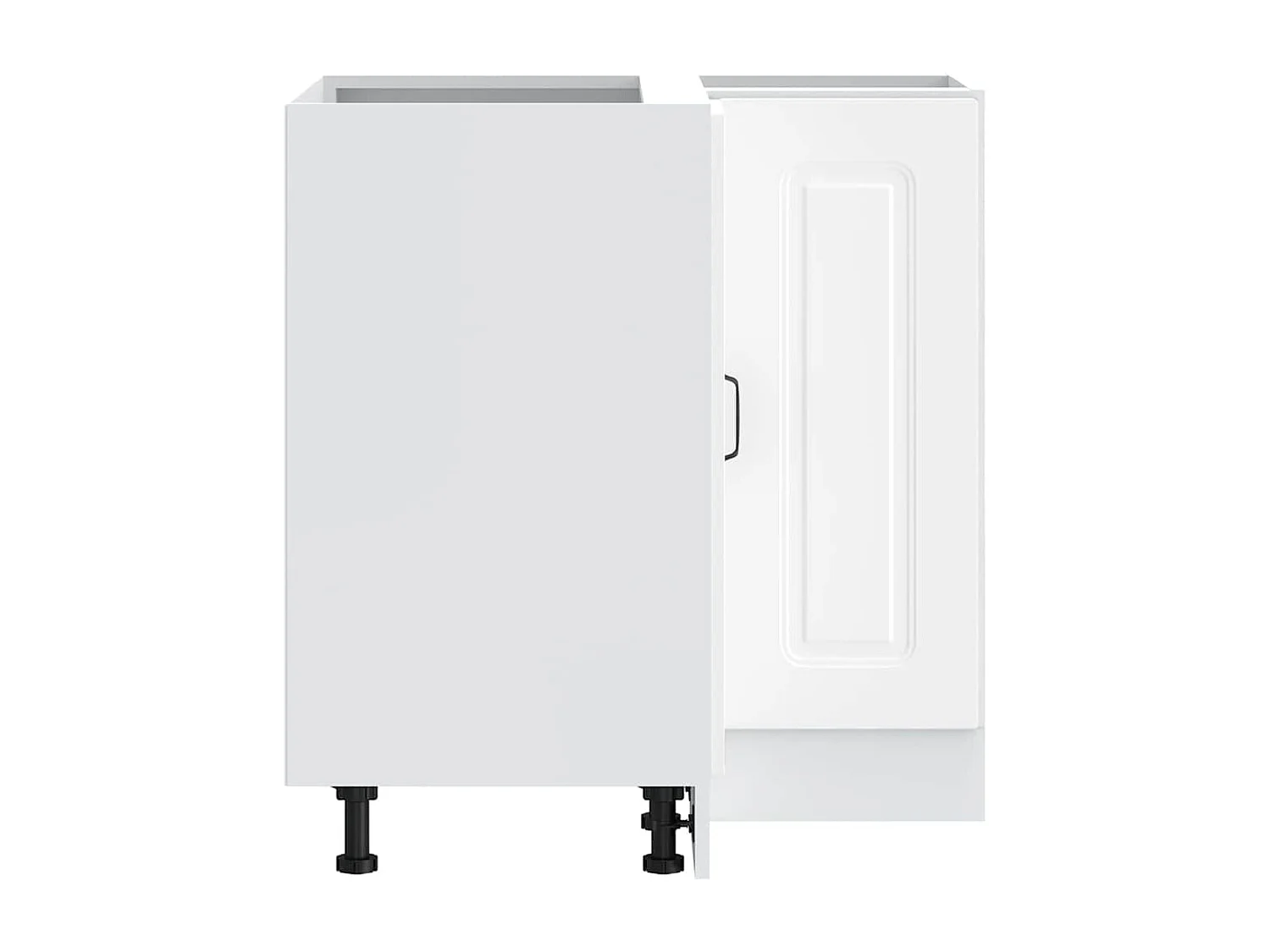 Mobile angolare da cucina in legno ingegnerizzato bianco Kalmar