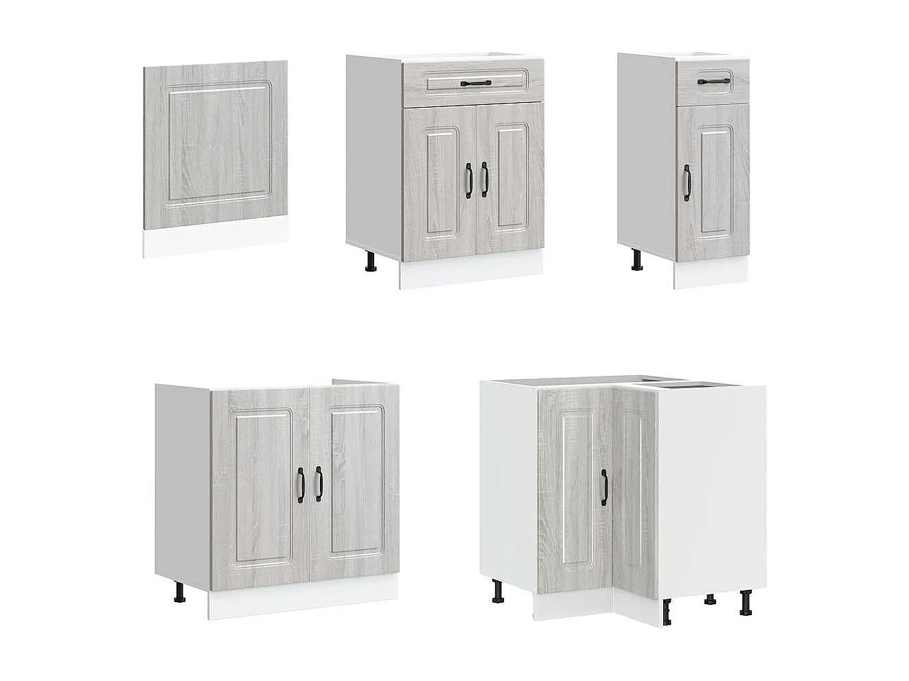 Ensemble d'armoires de cuisine 11 pcs Kalmar bois d'ingénierie