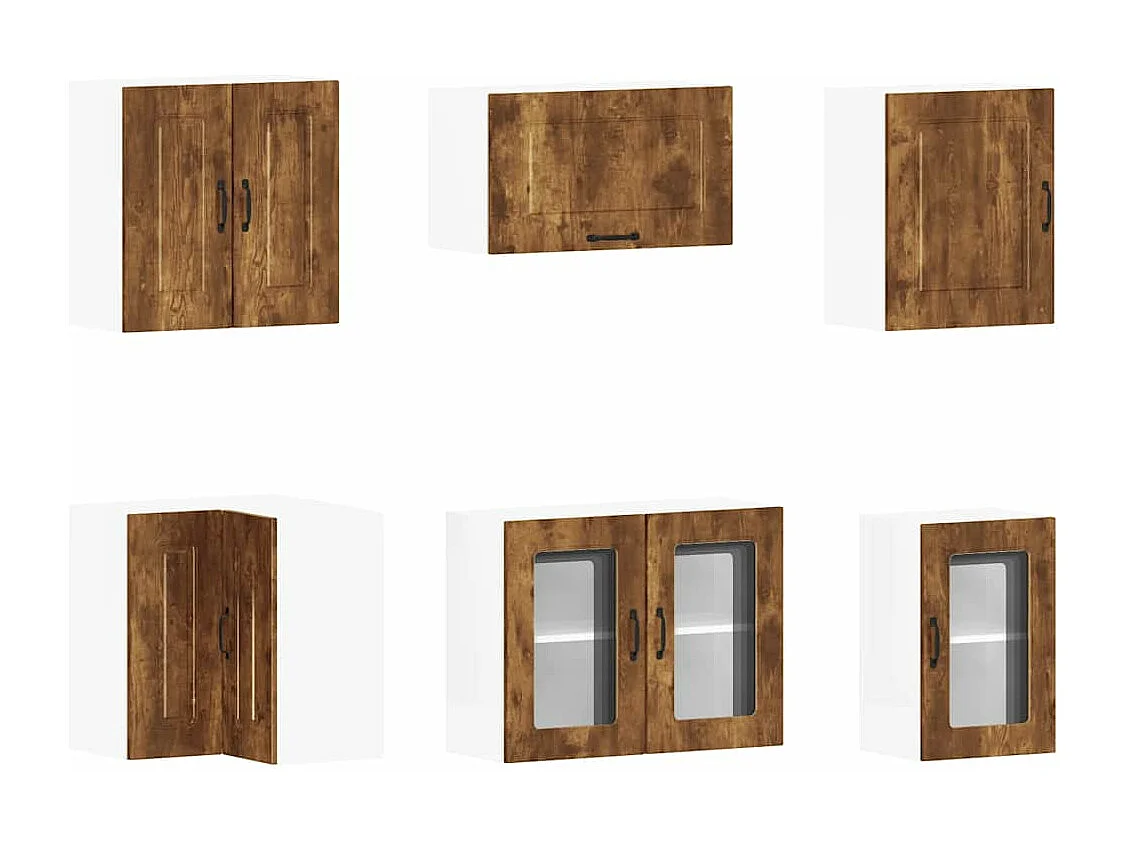 Ensemble d'armoires de cuisine 11 pcs Kalmar bois d'ingénierie