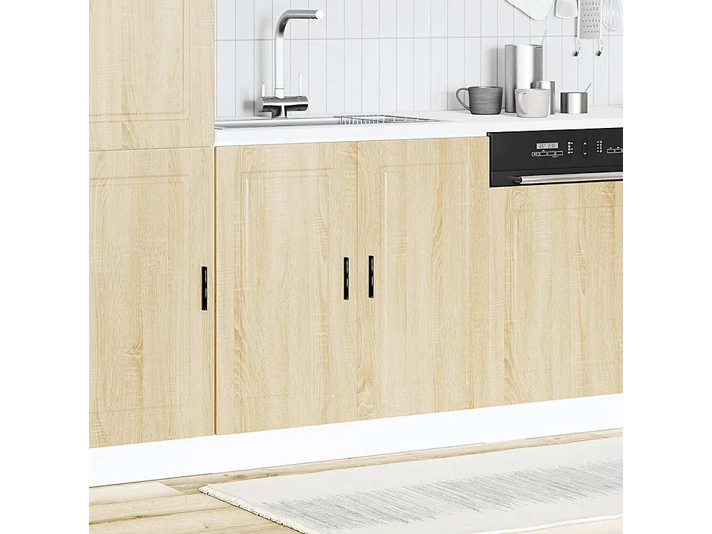 Porto Spülenunterschrank Sonoma Eiche Holzwerkstoff