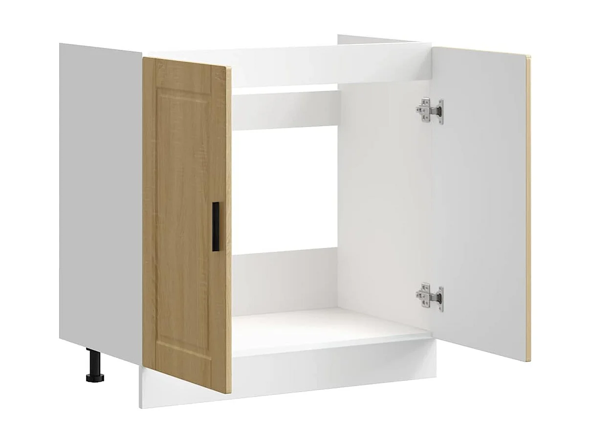 Porto Spülenunterschrank Sonoma Eiche Holzwerkstoff