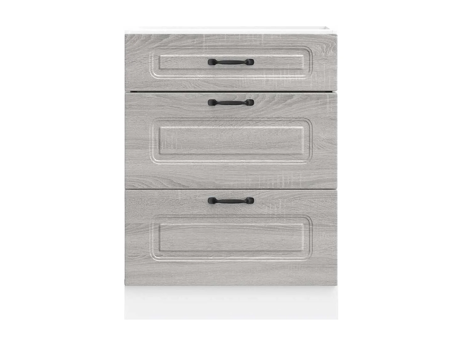 Armoire de cuisine Kalmar sonoma gris bois d'ingénierie