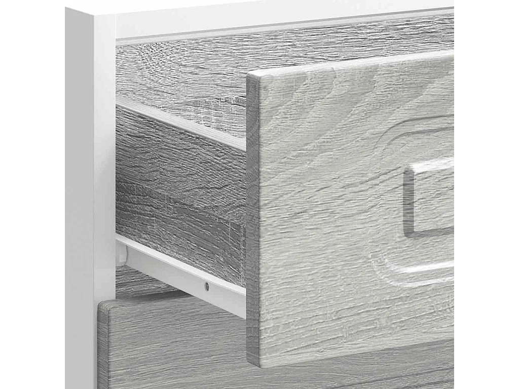 Armoire de cuisine Kalmar sonoma gris bois d'ingénierie