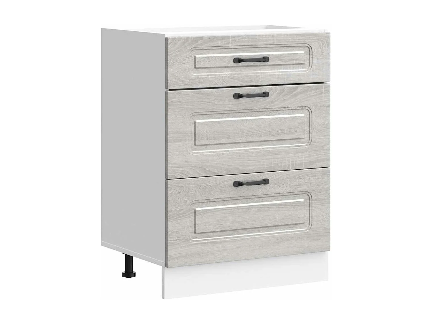 Armoire de cuisine Kalmar sonoma gris bois d'ingénierie