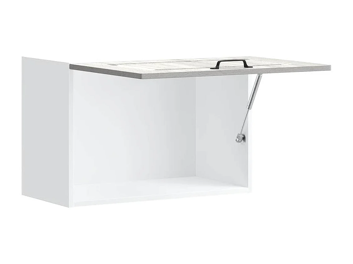 Armoire murale de cuisine Kalmar sonoma gris bois d'ingénierie