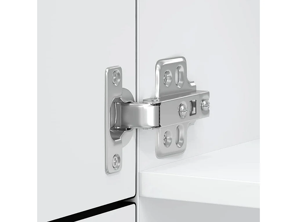 Armoire de cuisine Porto noir bois d'ingénierie