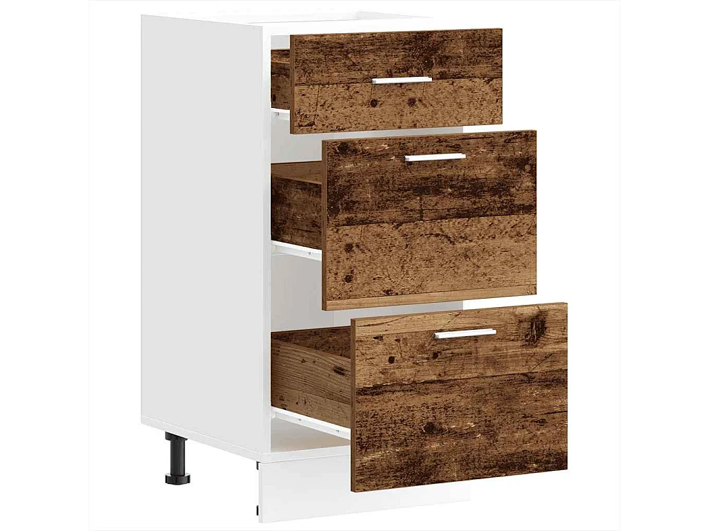 Armoire de plancher vieux bois 40x46x81,5 cm bois d'ingénierie