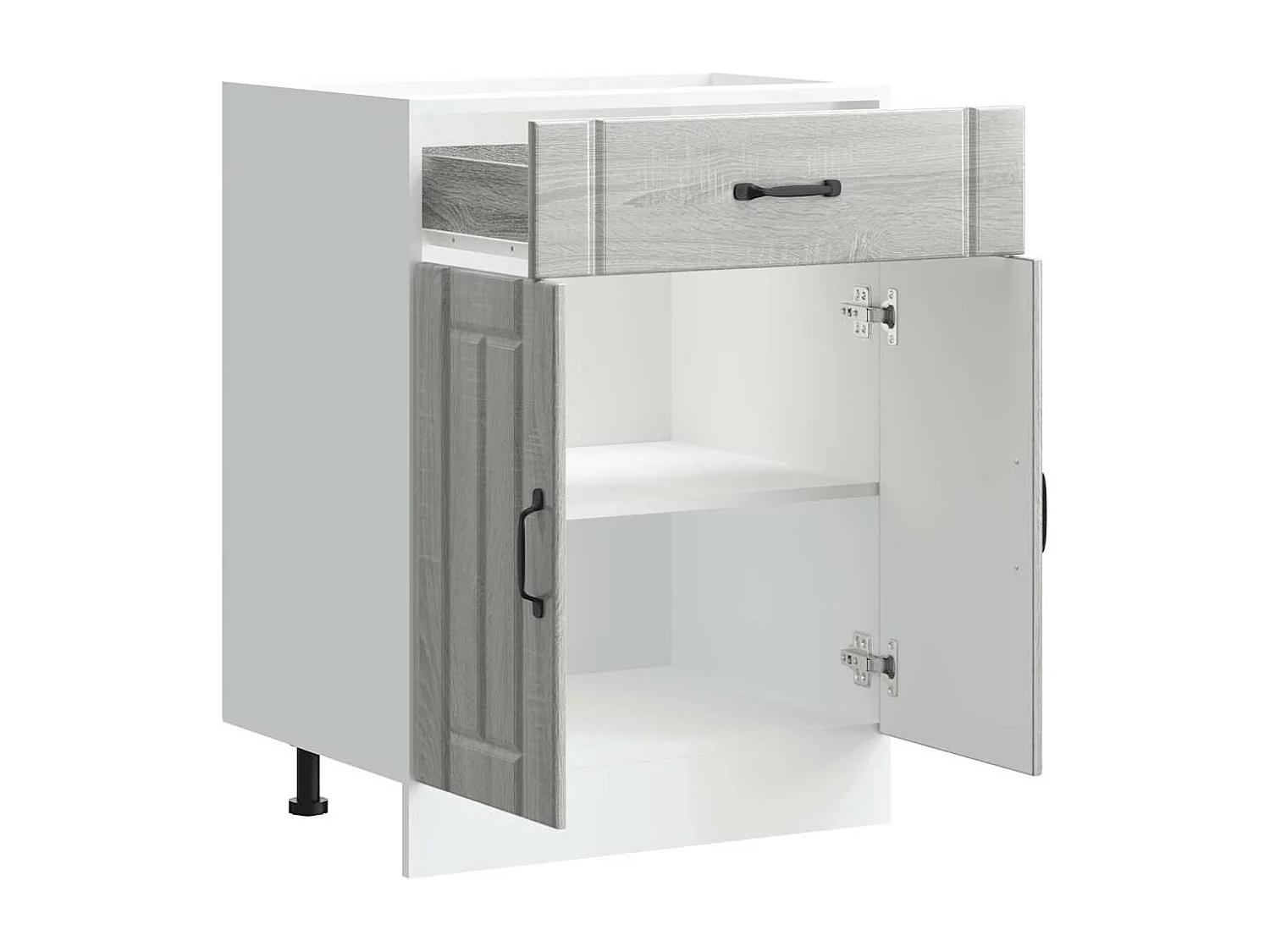 Armoire de cuisine Lucca sonoma gris bois ingénierie