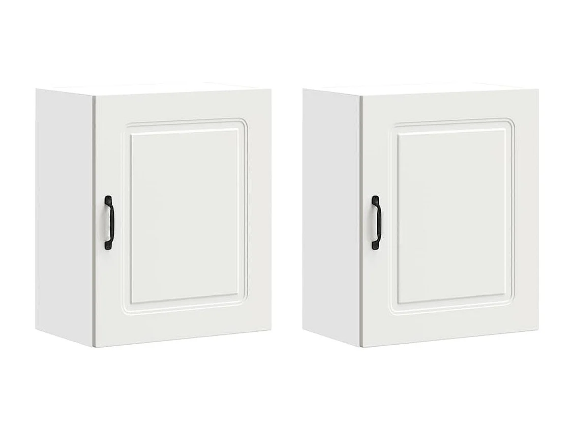 gabinetes de pared para cocina de madera de ingeniería blanca Kalmar