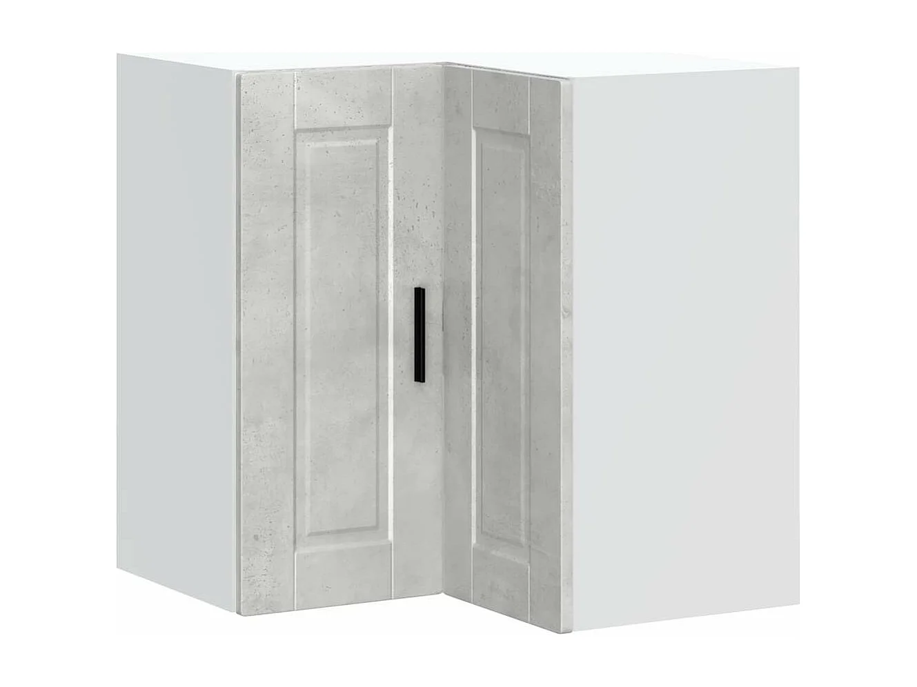 Porto Betongrau Küchenwand Eckschrank