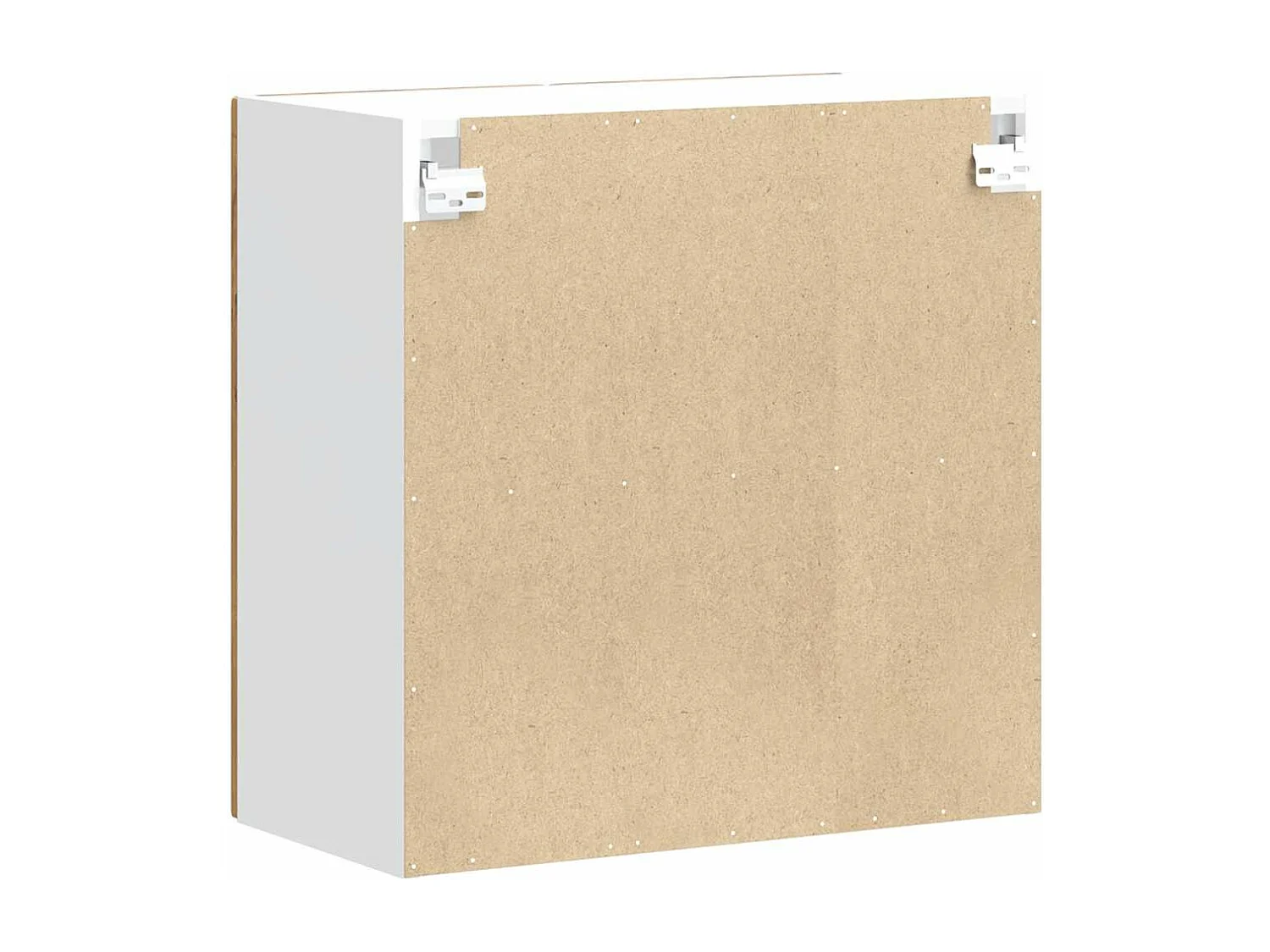 Armoire murale de cuisine avec porte en verre Porto vieux bois