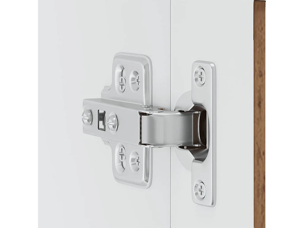 Armoire murale de cuisine avec porte en verre Porto vieux bois