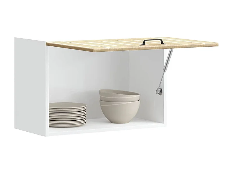 Armário de parede de cozinha Lucca em carvalho Sonoma, madeira projetada