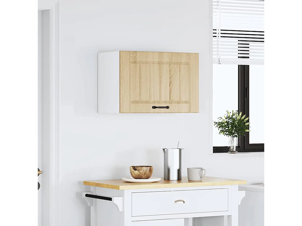 Armoire murale de cuisine Lucca chêne sonoma bois ingénierie