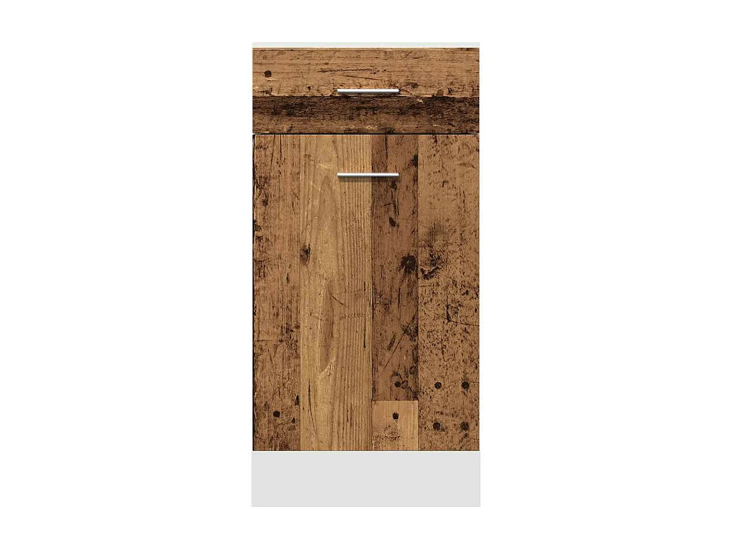 Armoire de plancher à tiroir vieux bois 40x46x81,5 cm