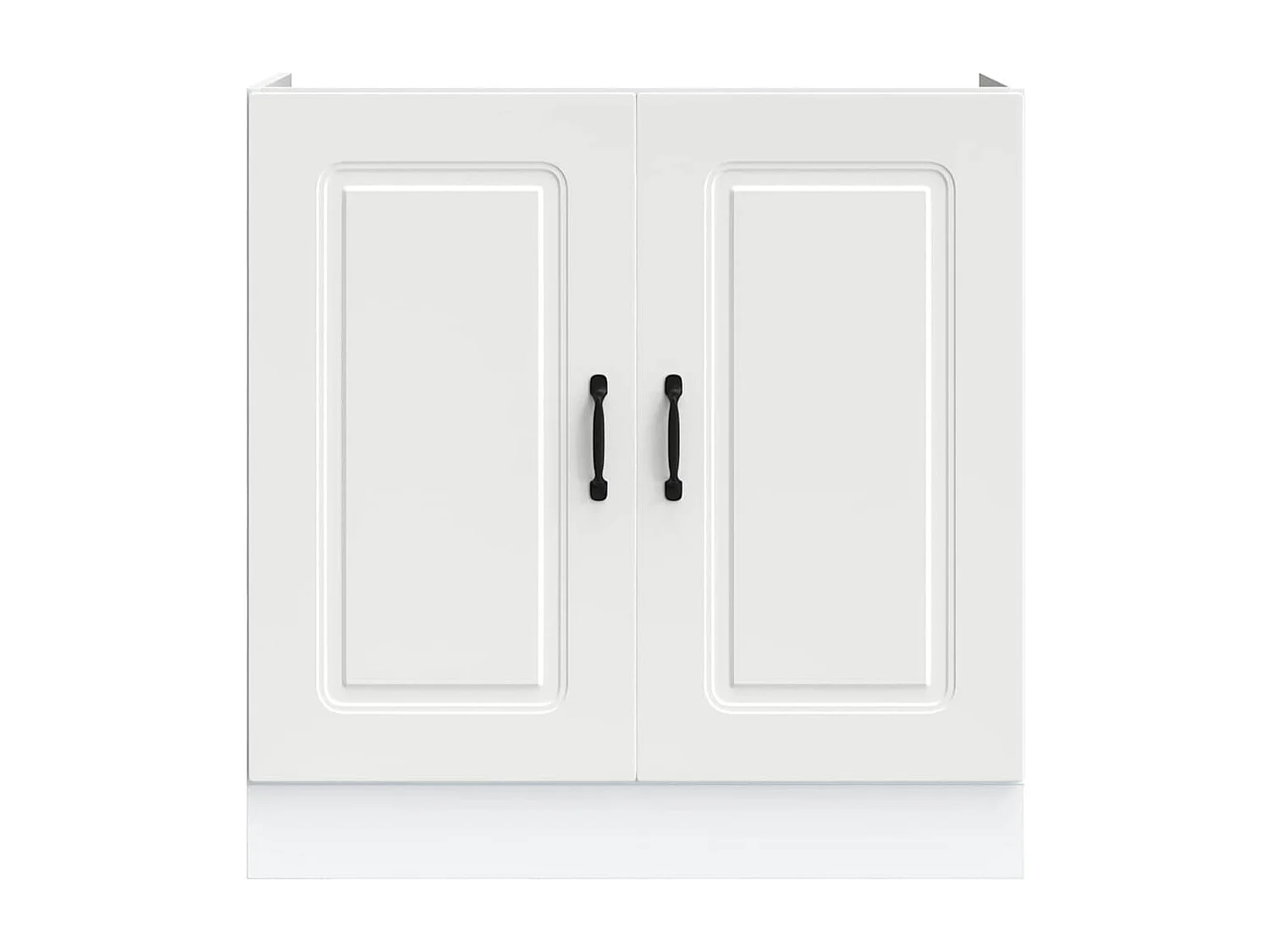 Base lavello bianco Kalmar 80x46x81,5cm in legno ingegnerizzato