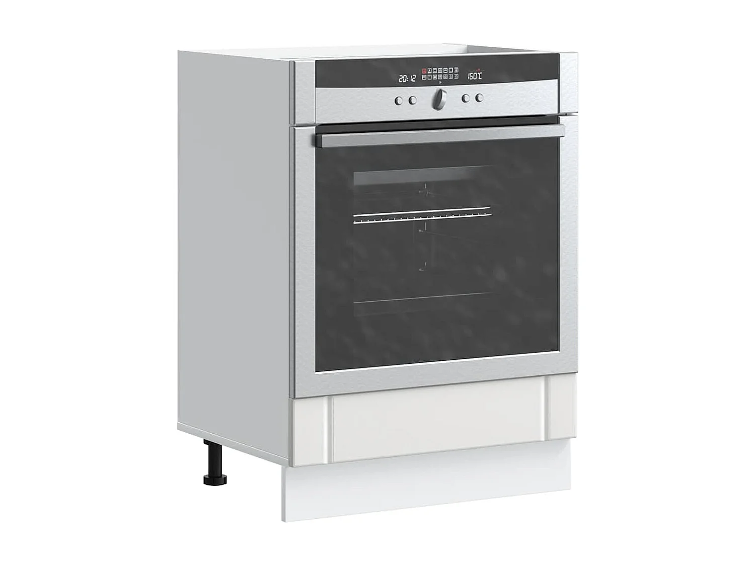 Mueble de horno Lucca de madera de ingeniería blanca