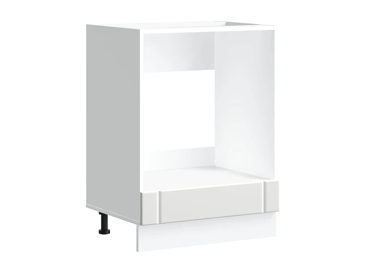 Mueble de horno Lucca de madera de ingeniería blanca