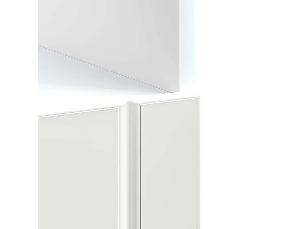 Lucca Backofenschrank weiß Holzwerkstoff