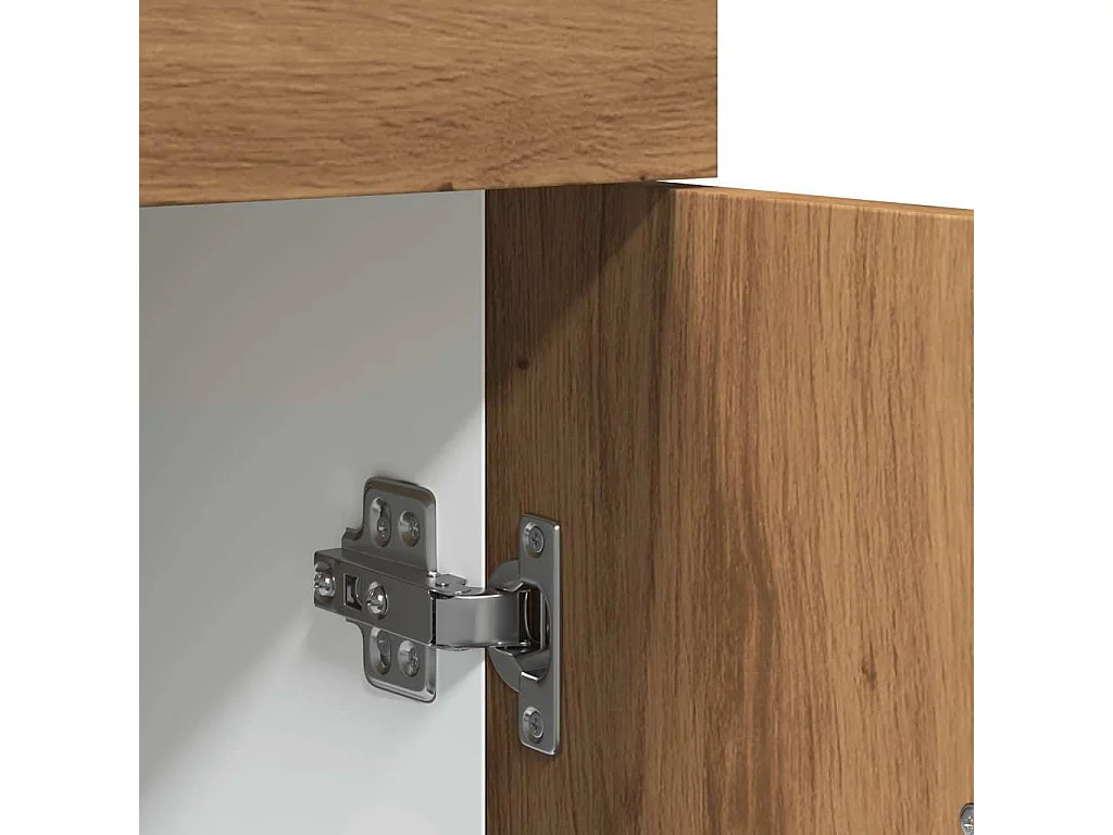 Armoire de plancher à tiroir chêne artisanal 30x46x81,5 cm