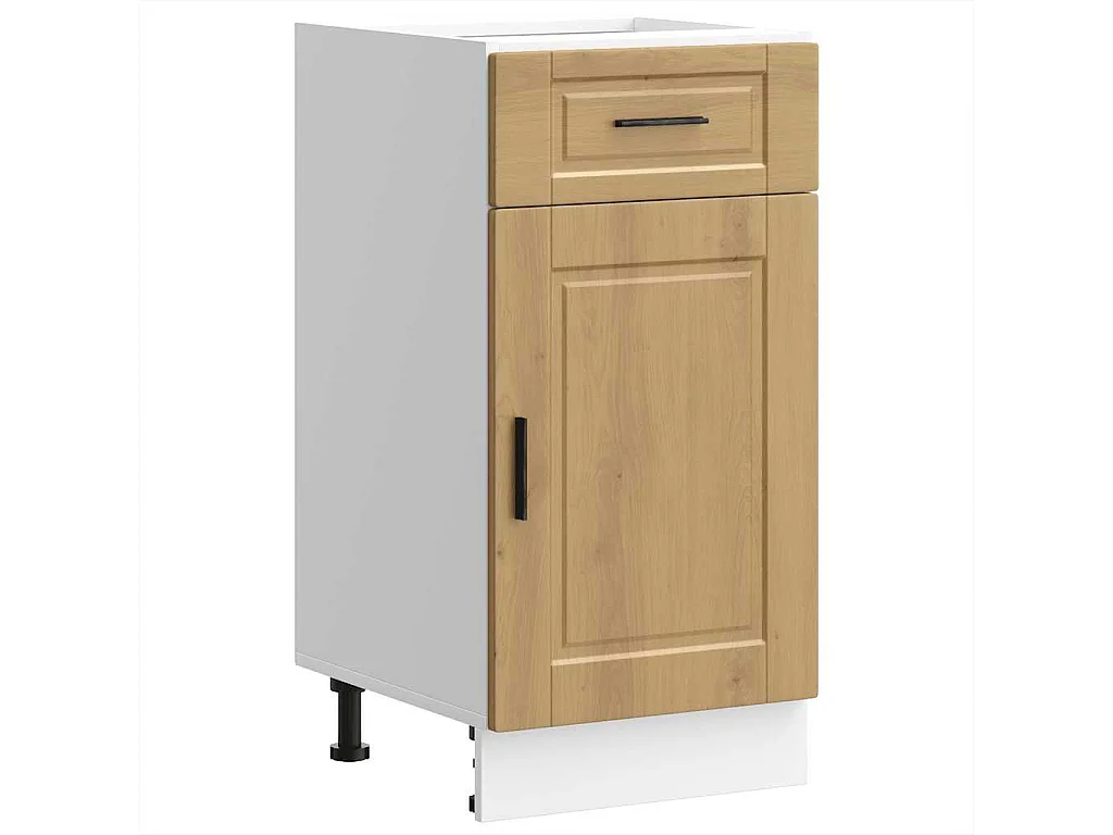 Armoire de cuisine Porto chêne artisanal bois d'ingénierie