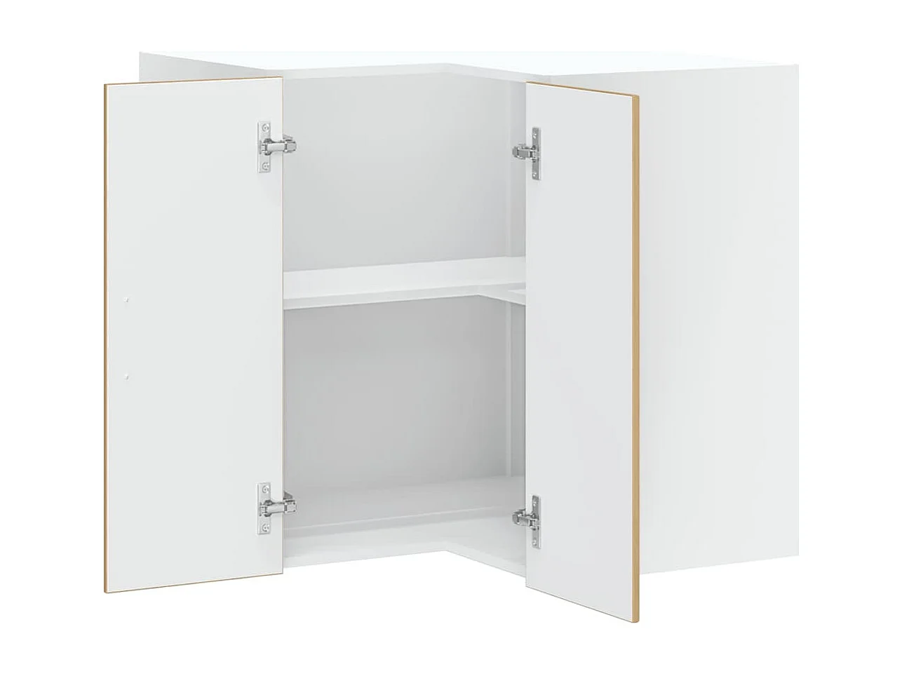 Armoire d'angle murale de cuisine Porto chêne artisanal