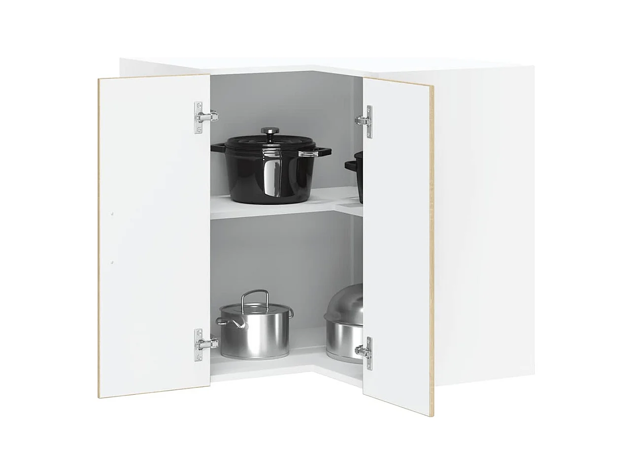 Armoire murale d'angle de cuisine Kalmar chêne sonoma