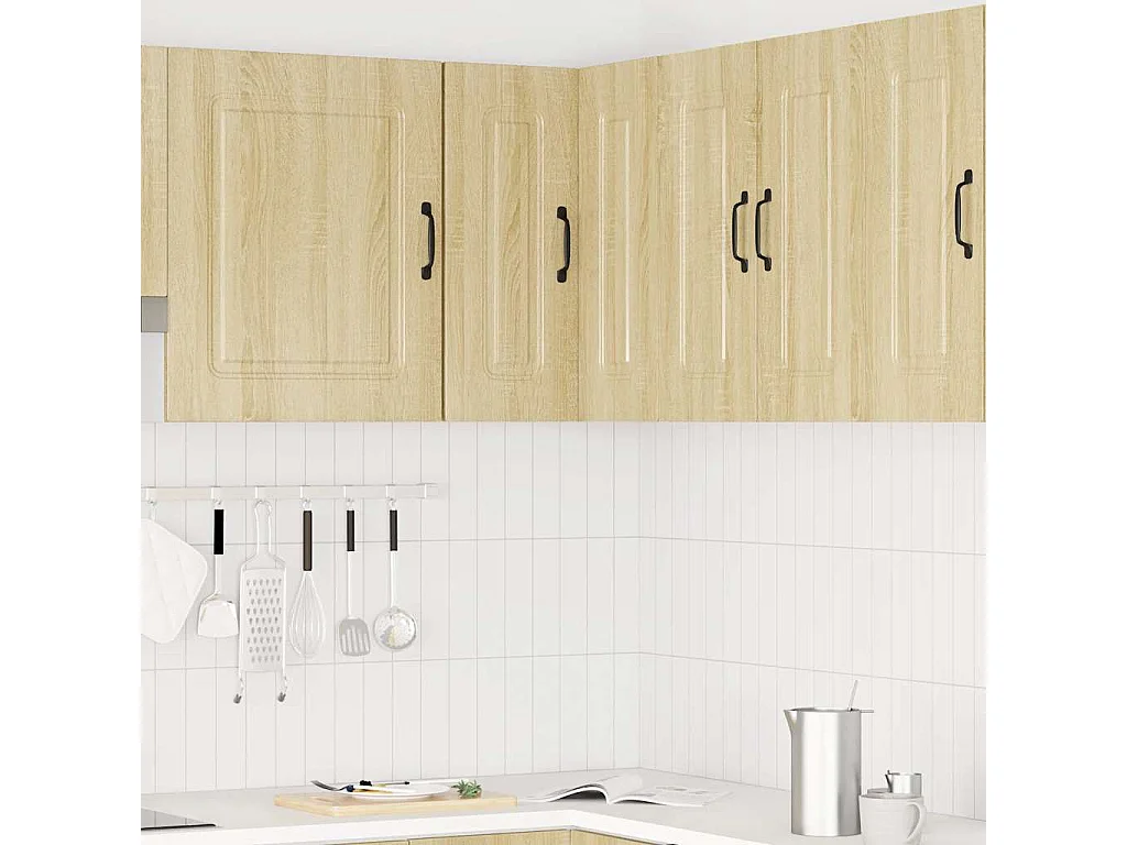 Armoire murale d'angle de cuisine Kalmar chêne sonoma