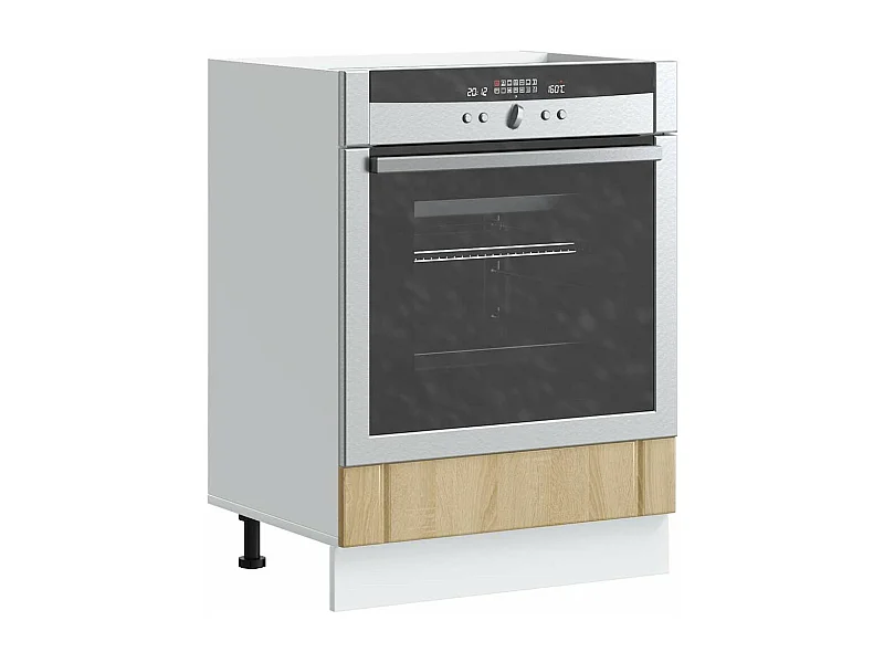 Armário de forno Lucca carvalho sonoma madeira projetada