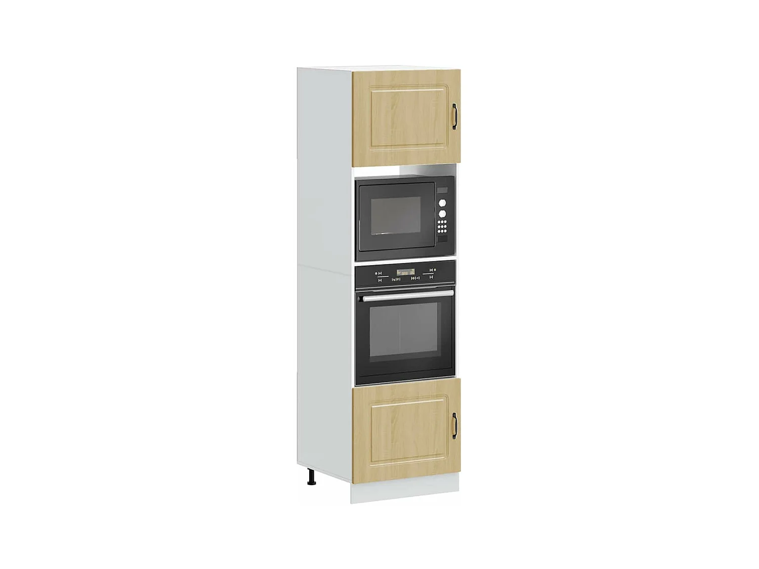 Armoires de four 2 pcs Lucca chêne sonoma bois d'ingénierie