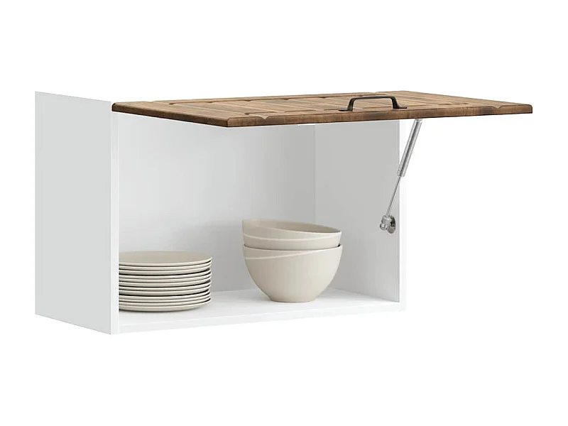 Armoire murale de cuisine Lucca chêne fumé bois ingénierie