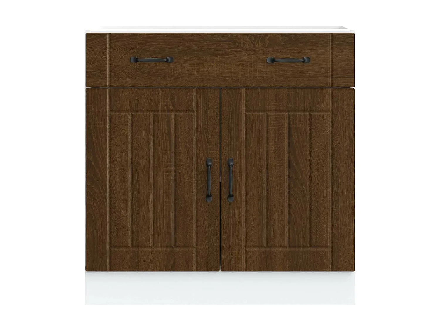 Armoire de cuisine Lucca chêne marron bois ingénierie