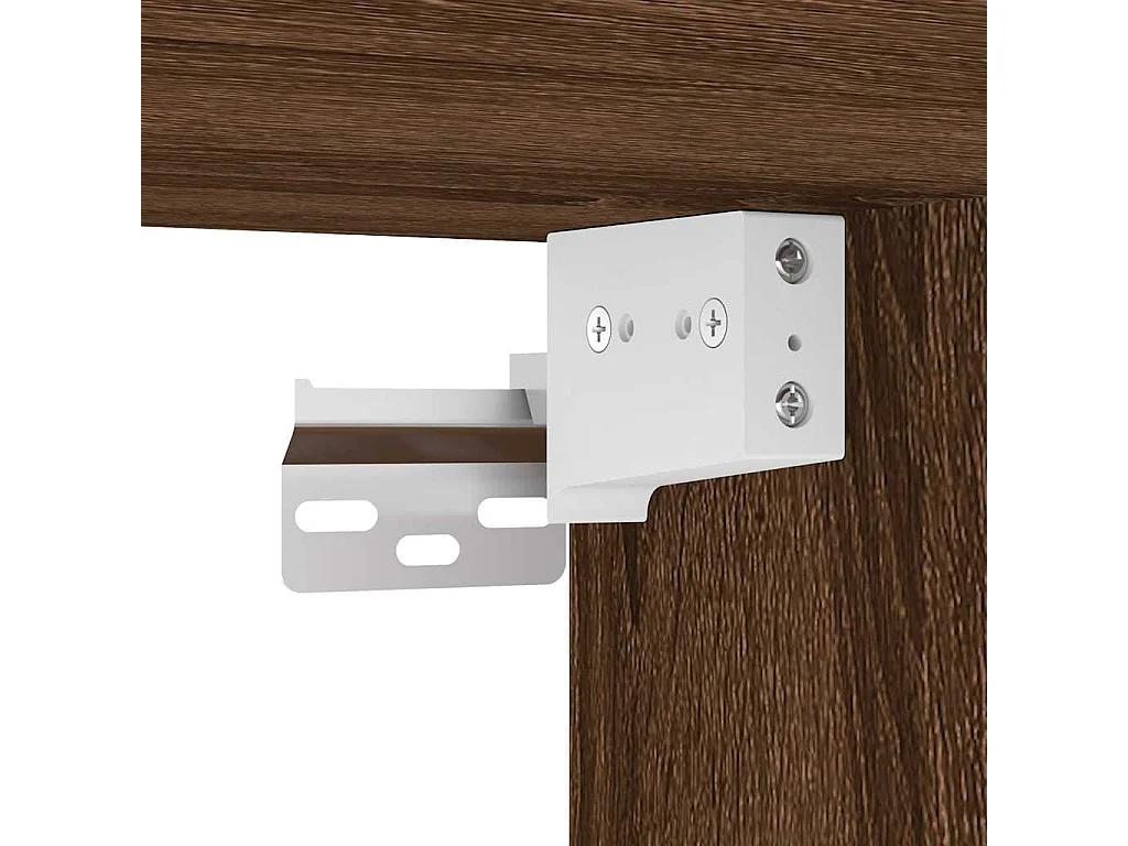 Armario colgante roble marrón 40x29,5x60 cm madera de ingeniería