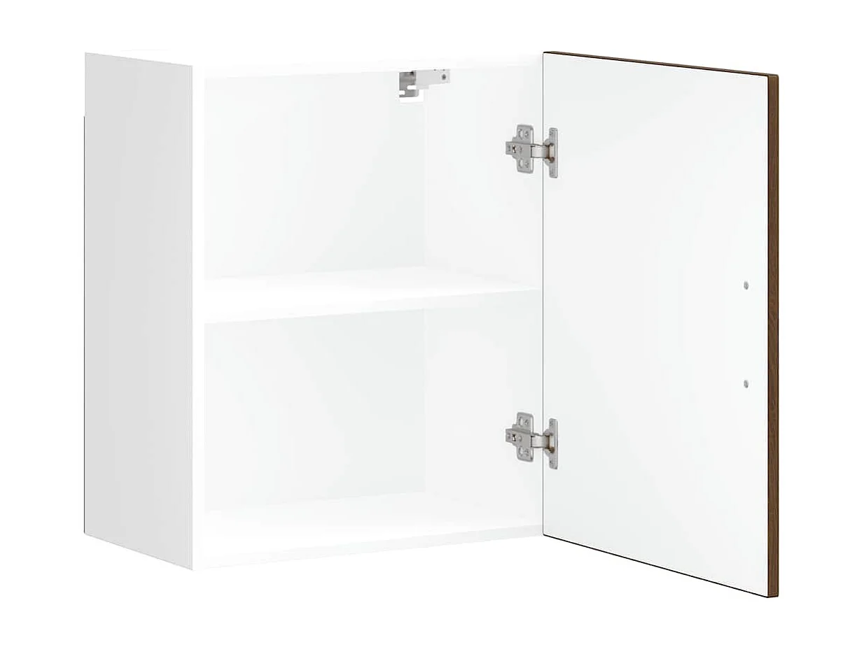 Armoires murales de cuisine 2 pcs Porto chêne marron