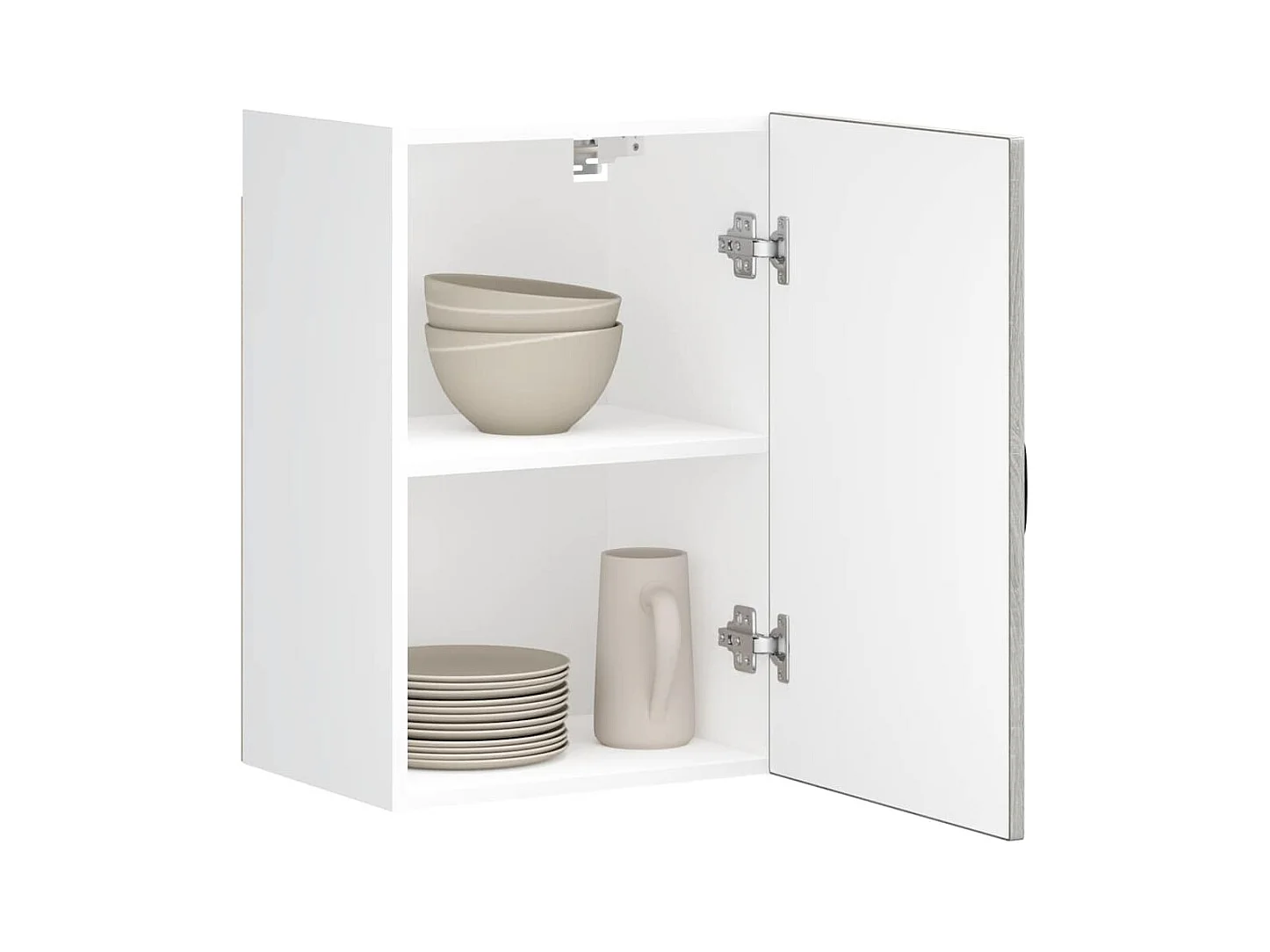 Armoire murale de cuisine Kalmar sonoma gris bois d'ingénierie