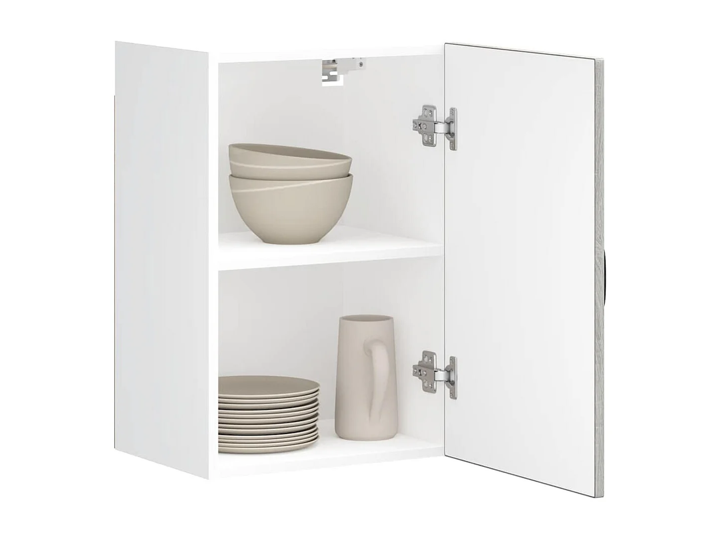 Armoire murale de cuisine Kalmar sonoma gris bois d'ingénierie