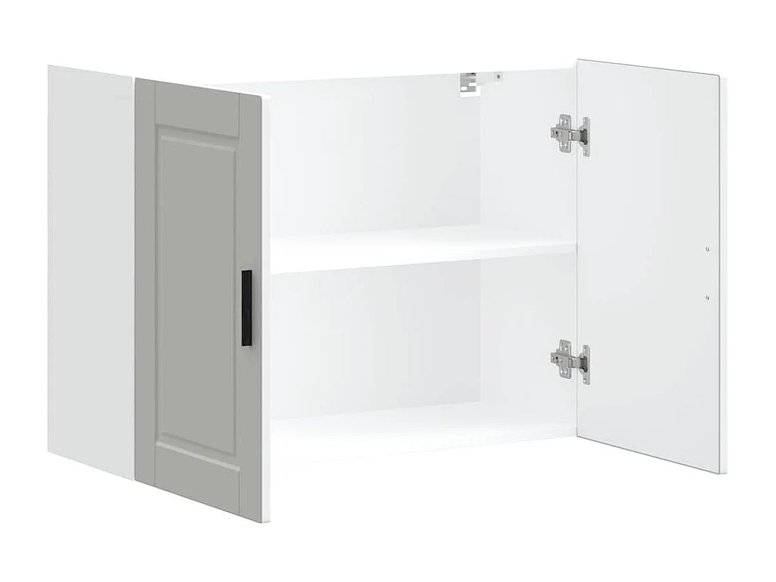 Mueble de pared para cocina de madera de ingeniería blanca Porto