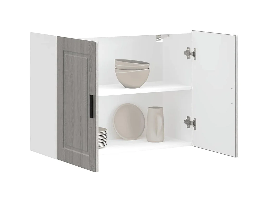 Porto Sonoma Grijs Engineered Wood Keukenwandkast
