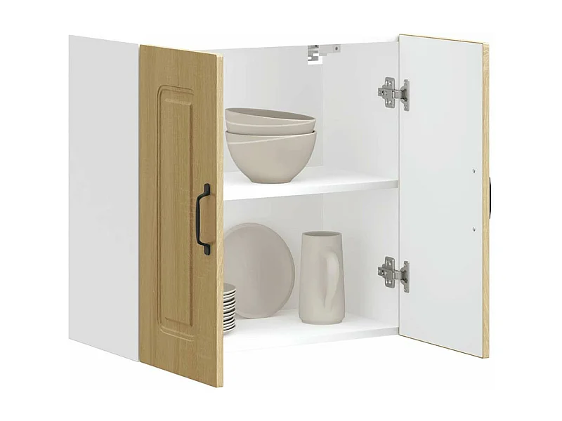 Armário de parede de cozinha Kalmar em carvalho sonoma, madeira projetada