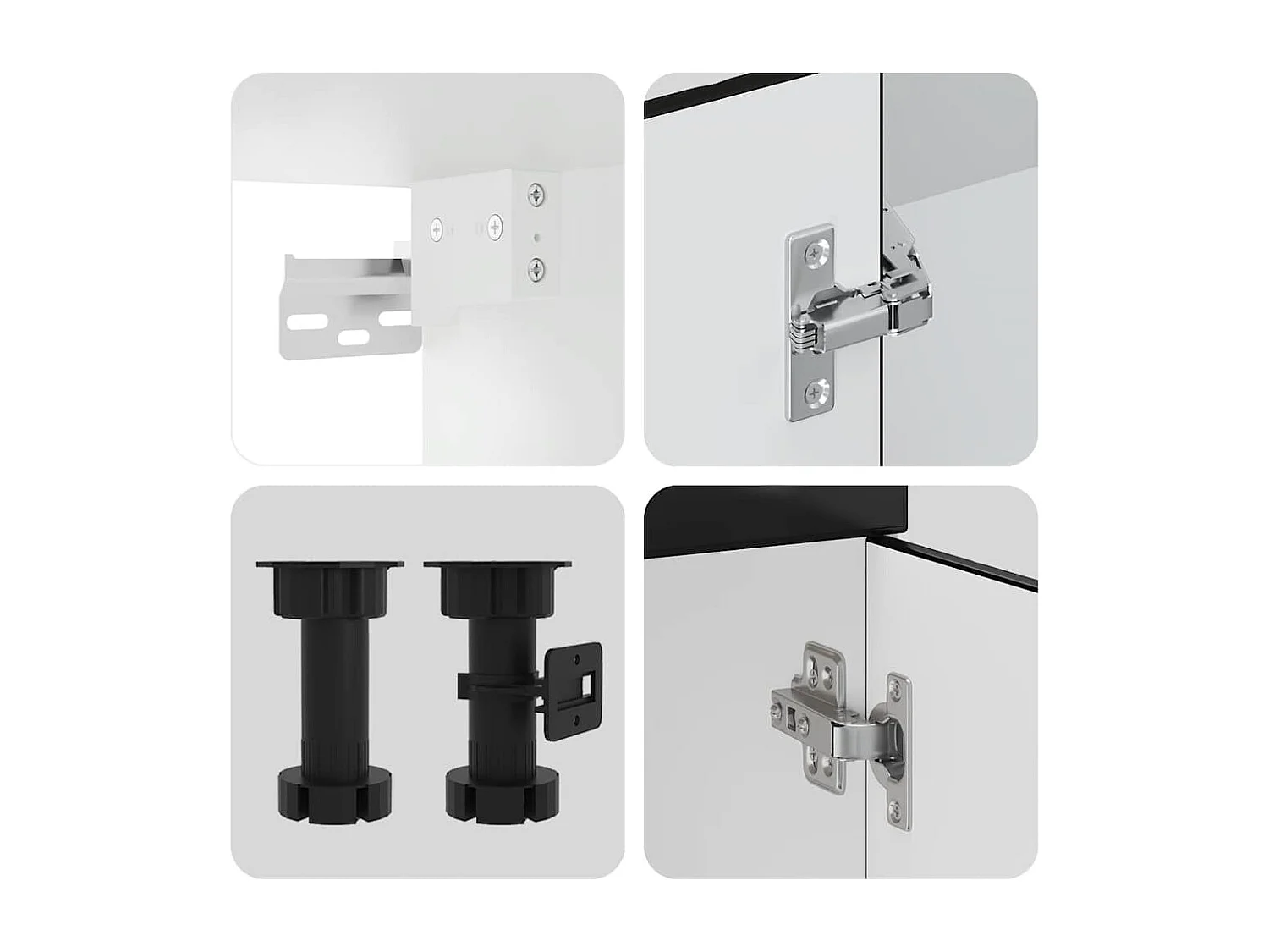 Ensemble d'armoires de cuisine 8 pcs Kalmar bois d'ingénierie