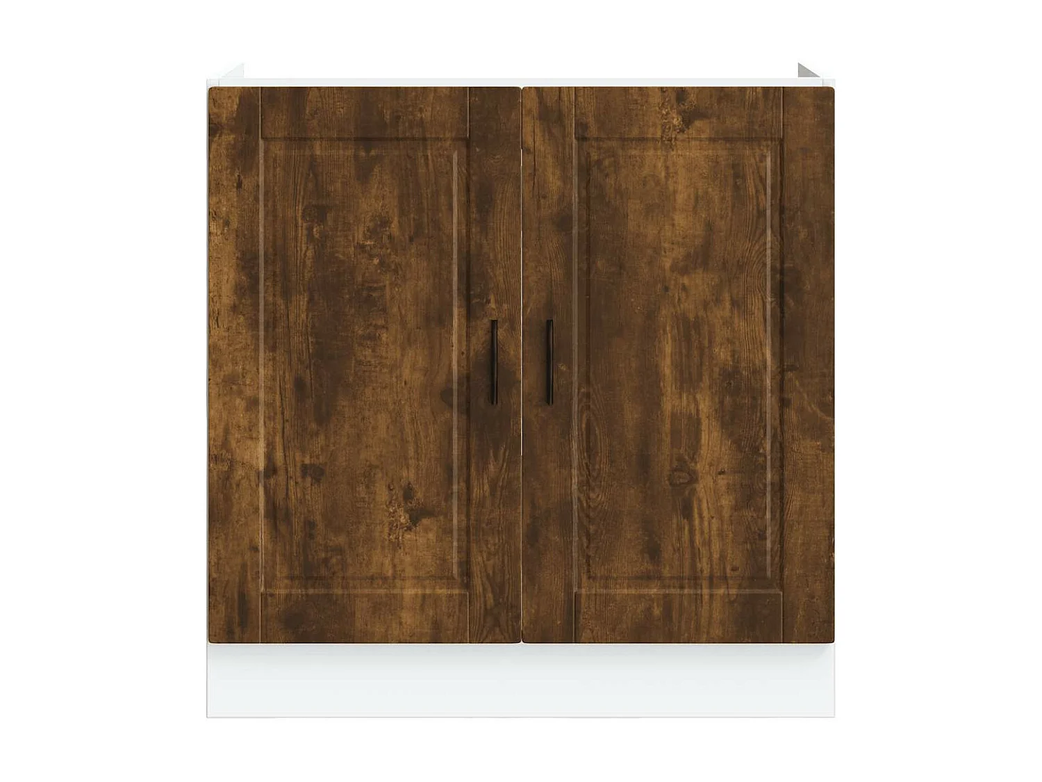 Meuble bas pour évier Porto chêne fumé bois ingénierie