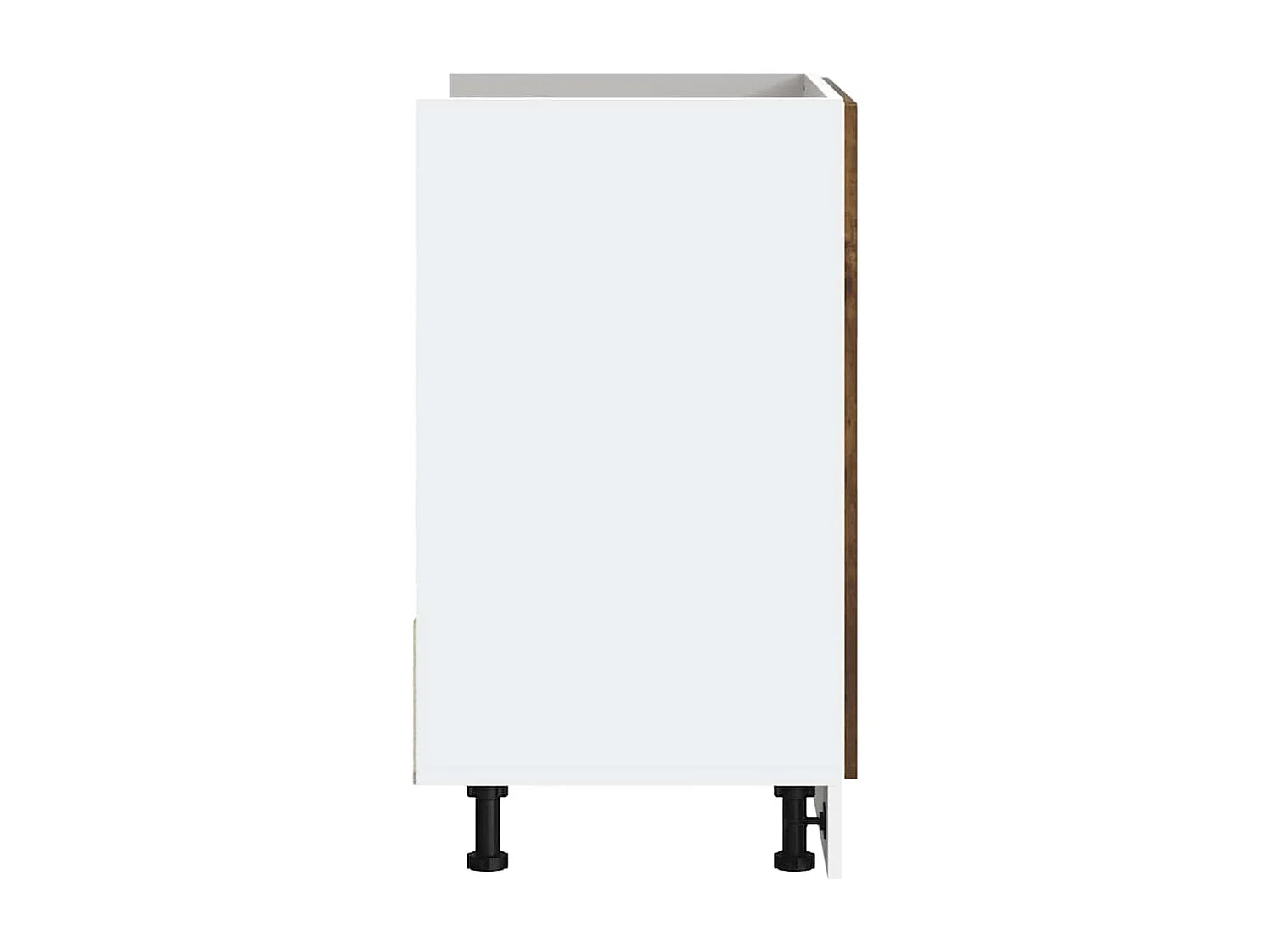 Meuble bas pour évier Porto chêne fumé bois ingénierie