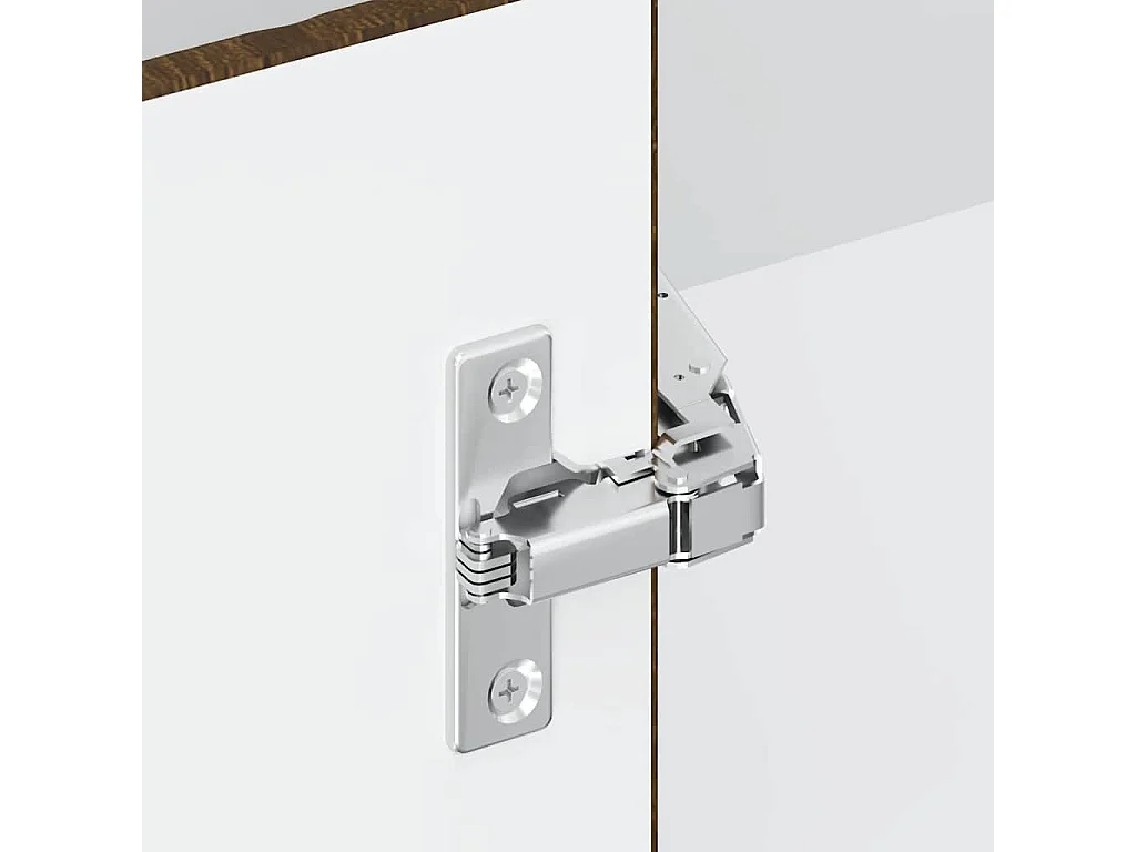 Armoire d'angle murale de cuisine Porto chêne marron