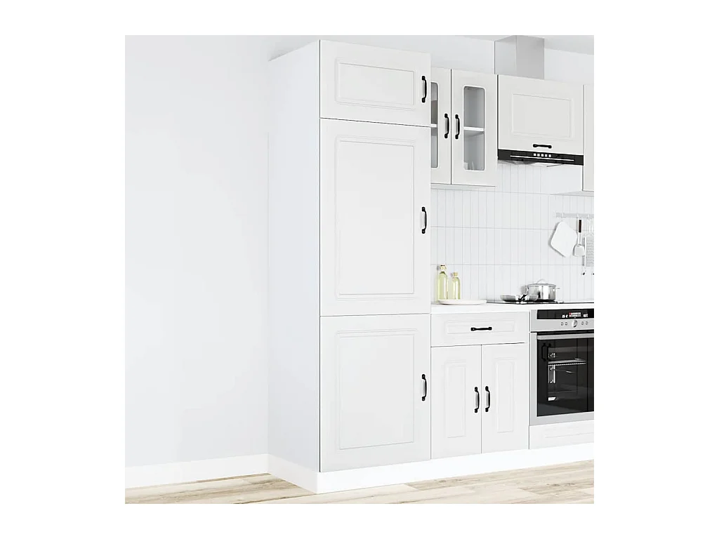 Mobile da cucina in legno ingegnerizzato bianco Kalmar
