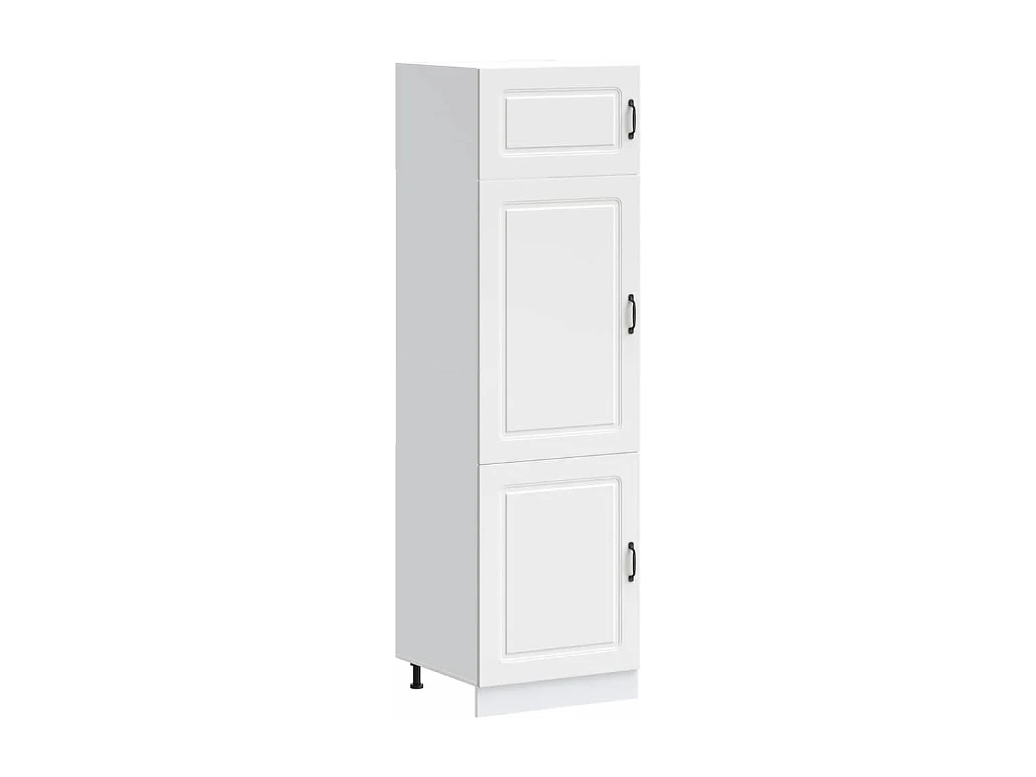 Armoire de cuisine Kalmar blanc bois d'ingénierie