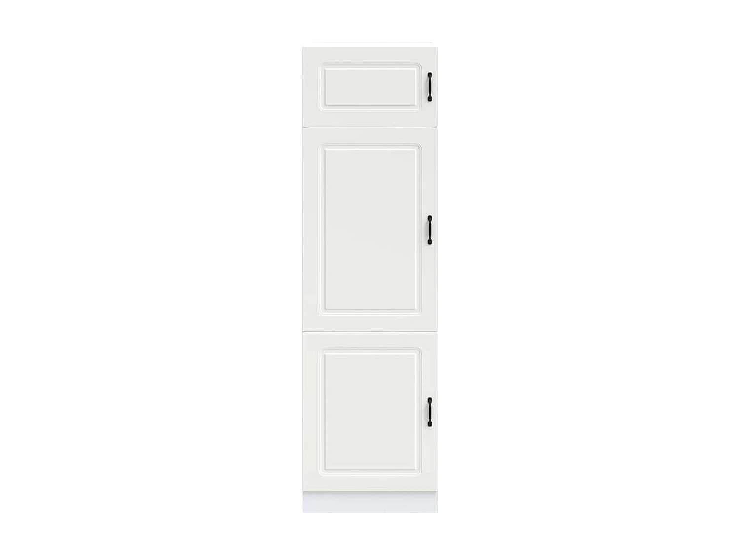 Armoire de cuisine Kalmar blanc bois d'ingénierie