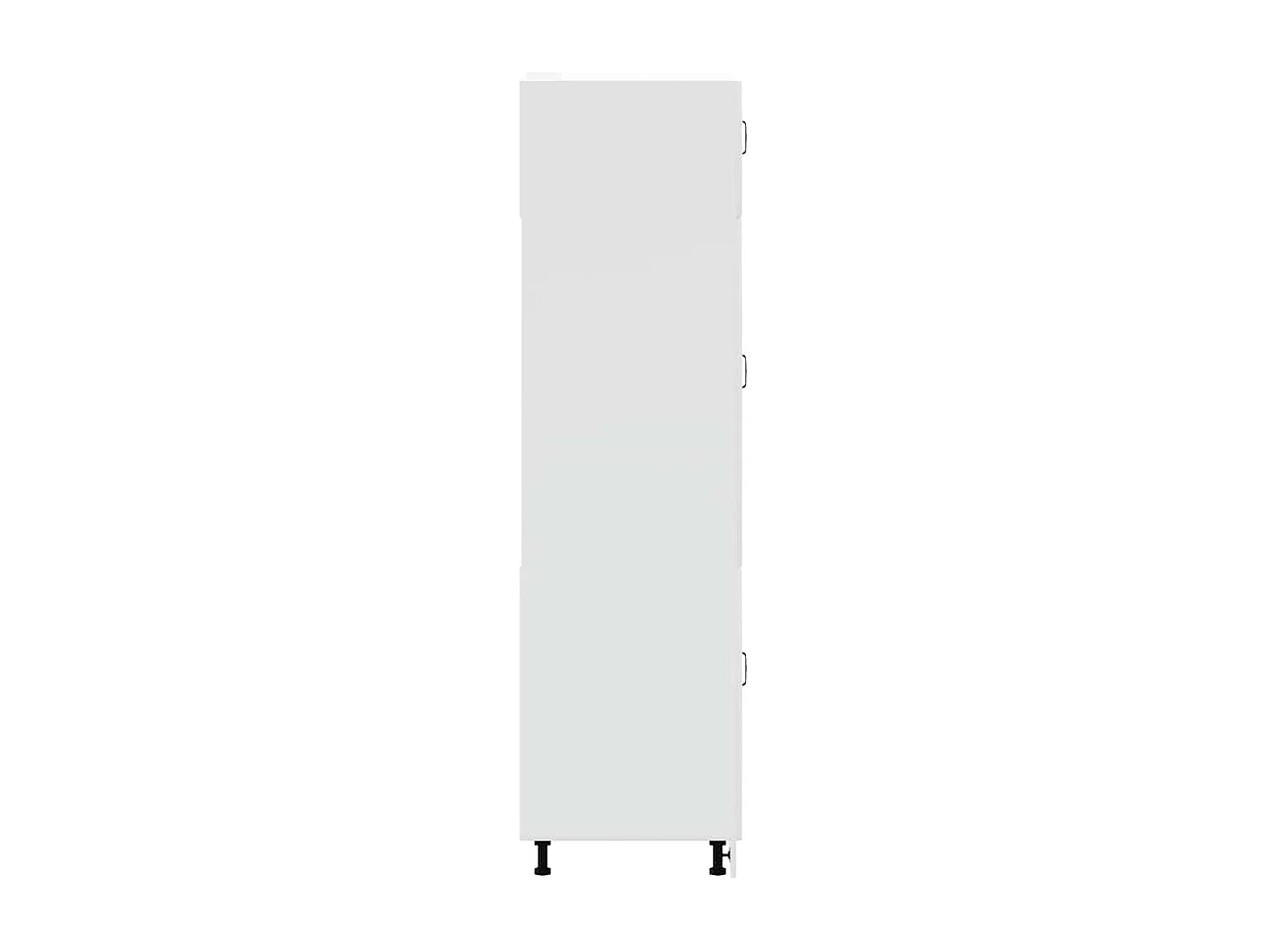 Armoire de cuisine Kalmar blanc bois d'ingénierie