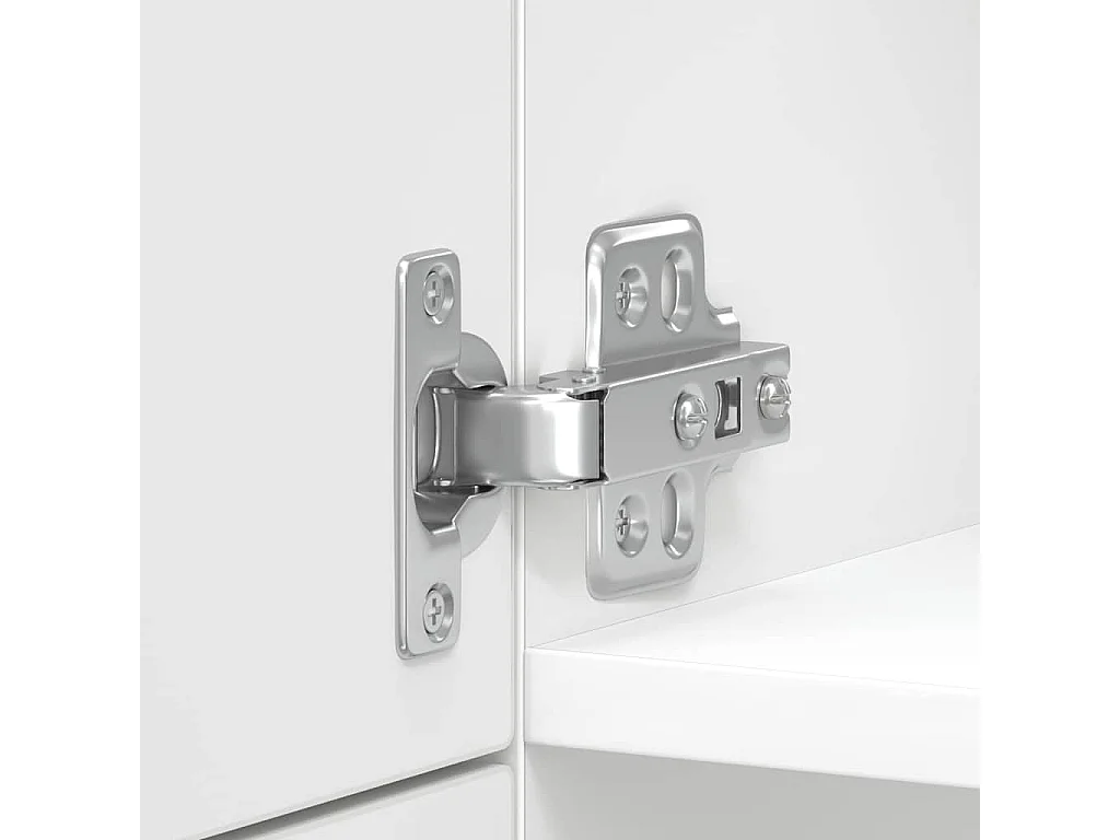 Armoire de cuisine Kalmar blanc bois d'ingénierie