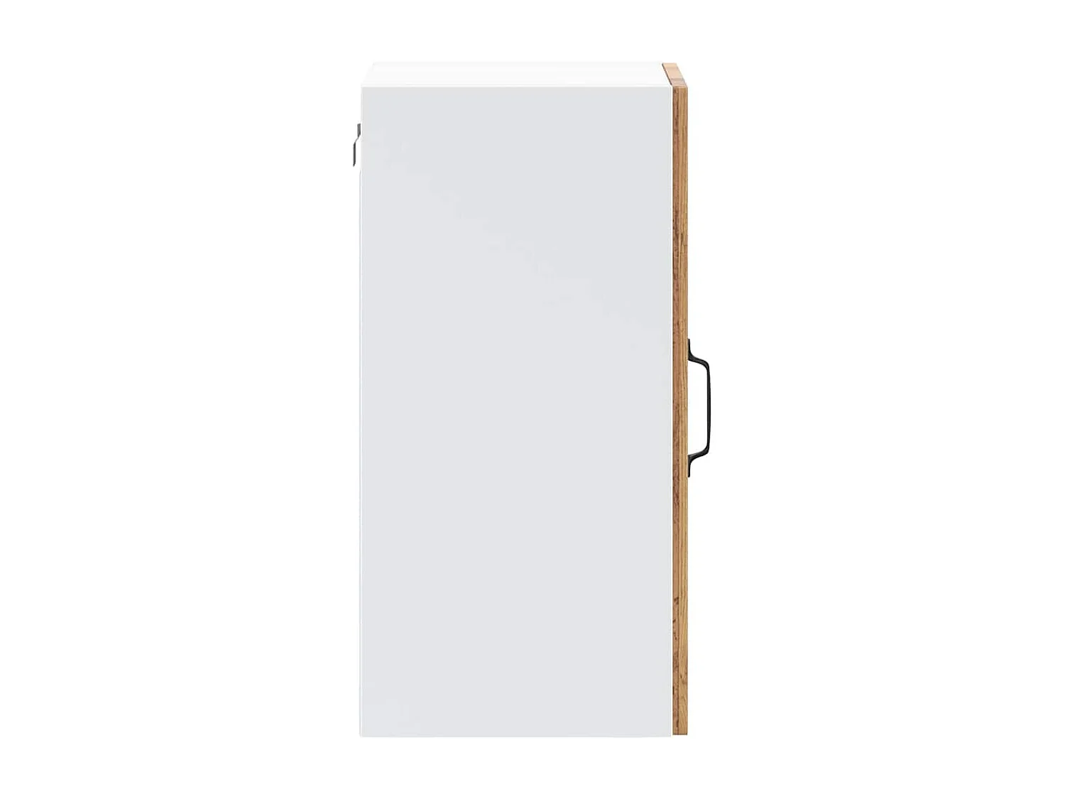 Armoire murale de cuisine avec porte en verre Porto vieux bois