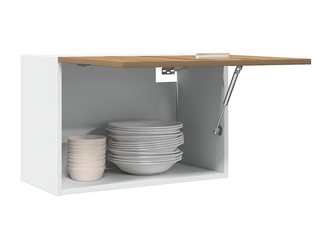 Armoire suspendue chêne artisanal 60x31x40 cm bois d'ingénierie